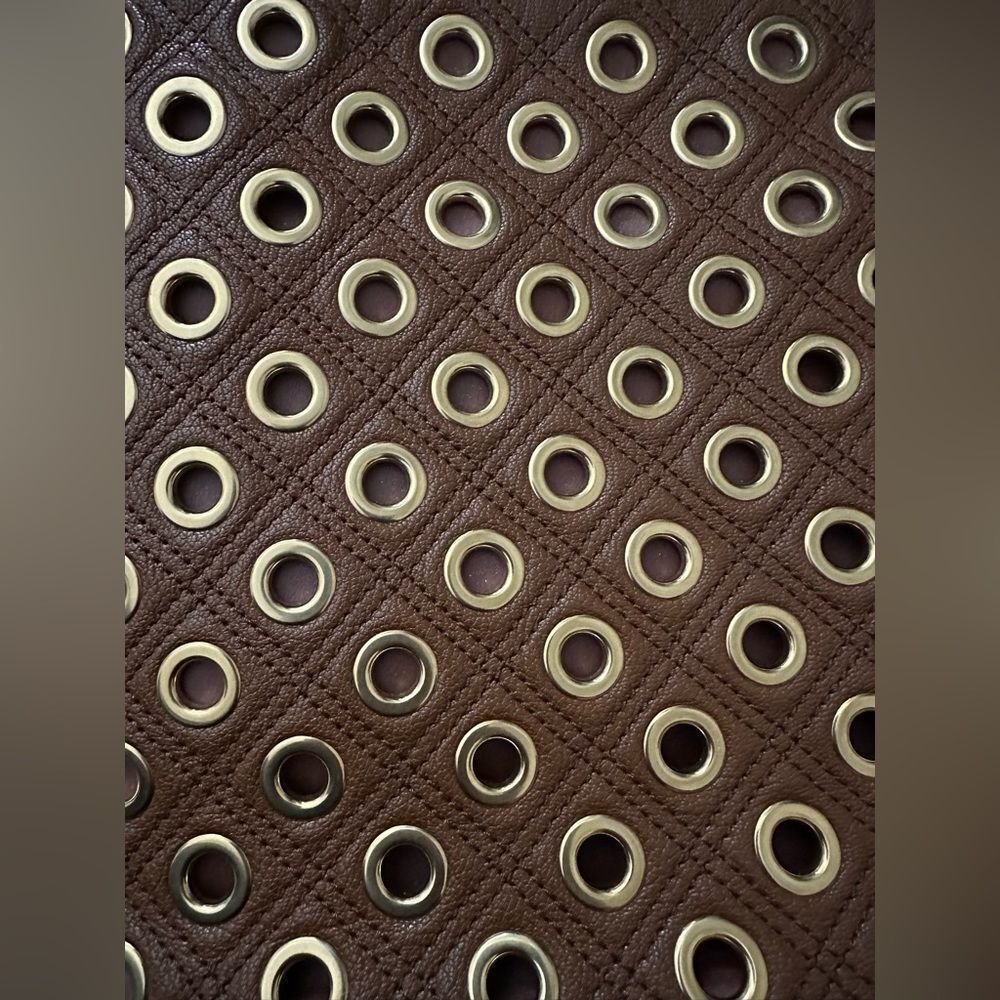 NWT Marc Jacobs | Nomad Quilted Grommet Hobo Bag, Brown - Picture 8 of 8